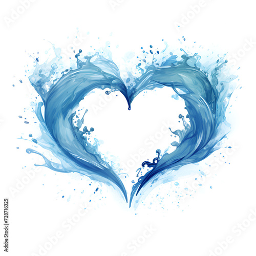 heart made of water