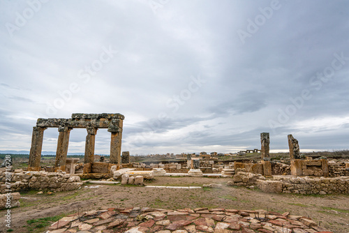 Scenic views from Blaundus, which was a Greek city founded during the Hellenistic period in Anatolia (Asian Turkey), and is now a Latin Catholic titular bishopric in Uşak photo