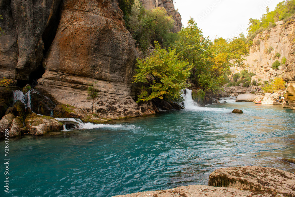Antalya - Turkey. May 01, 2017. Koprulu Canyon, Manavgat, Antalya - Turkey. Antalya - Turkey. May 01, 2017. Koprulu Canyon, Manavgat, Antalya - Turkey.