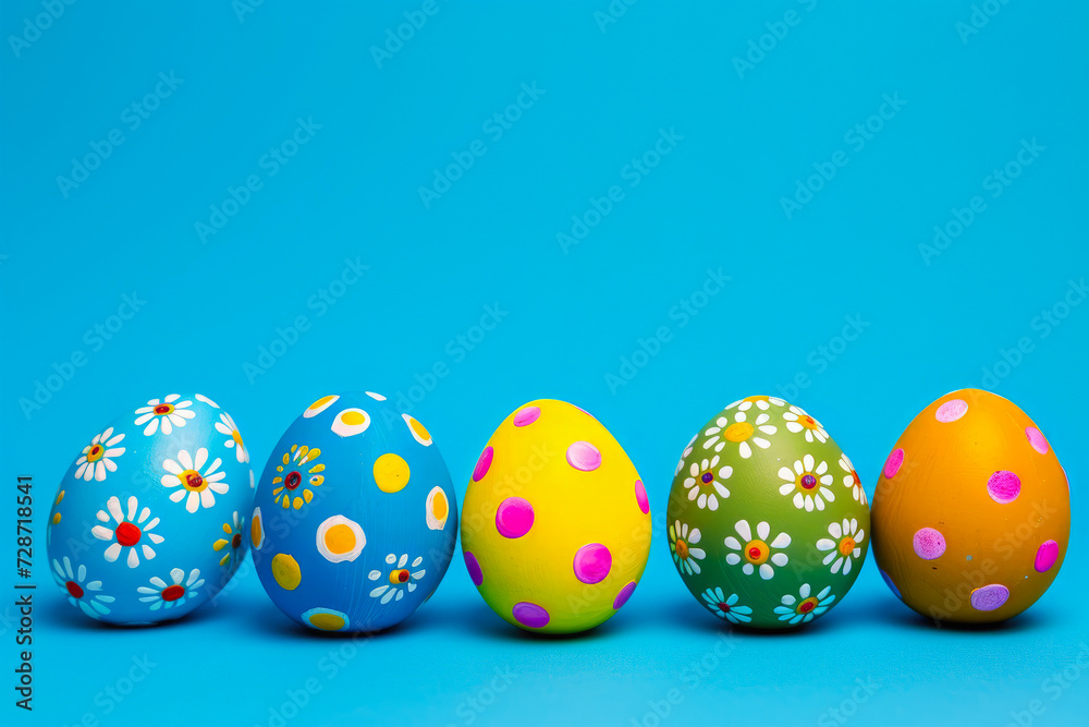 Sapphire Serenity: Easter Eggs in a Blue Embrace Sapphire Serenity: Easter Eggs in a Blue Embrace