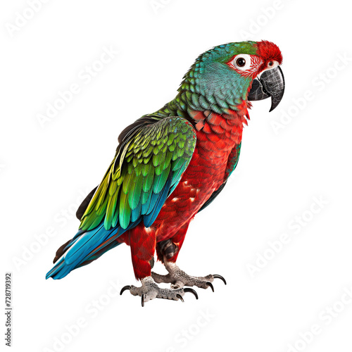 Scarlet macaw isolated on transparent background © MiraCle72