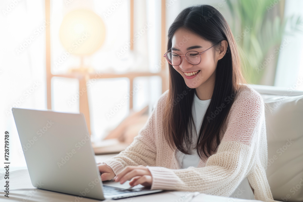 Energetic Female Enjoying Digital Success Energetic Female Enjoying Digital Success