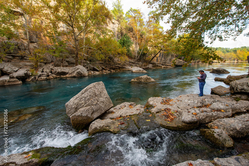 Antalya - Turkey. May 01, 2017. Koprulu Canyon, Manavgat, Antalya - Turkey. photo