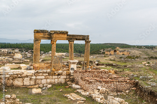 Scenic views from Blaundus, which was a Greek city founded during the Hellenistic period in Anatolia (Asian Turkey), and is now a Latin Catholic titular bishopric in Uşak photo