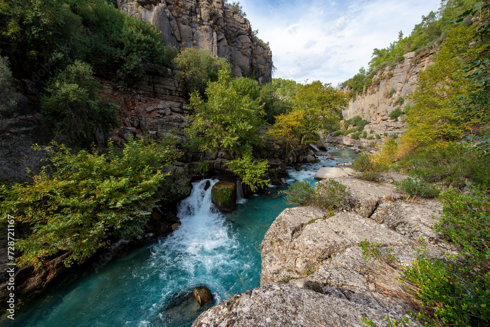 Antalya - Turkey. May 01, 2017. Koprulu Canyon, Manavgat, Antalya - Turkey. Antalya - Turkey. May 01, 2017. Koprulu Canyon, Manavgat, Antalya - Turkey.