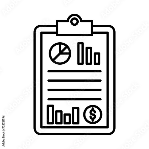 Reporting Line Icon