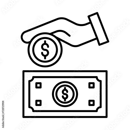 Payable Line Icon