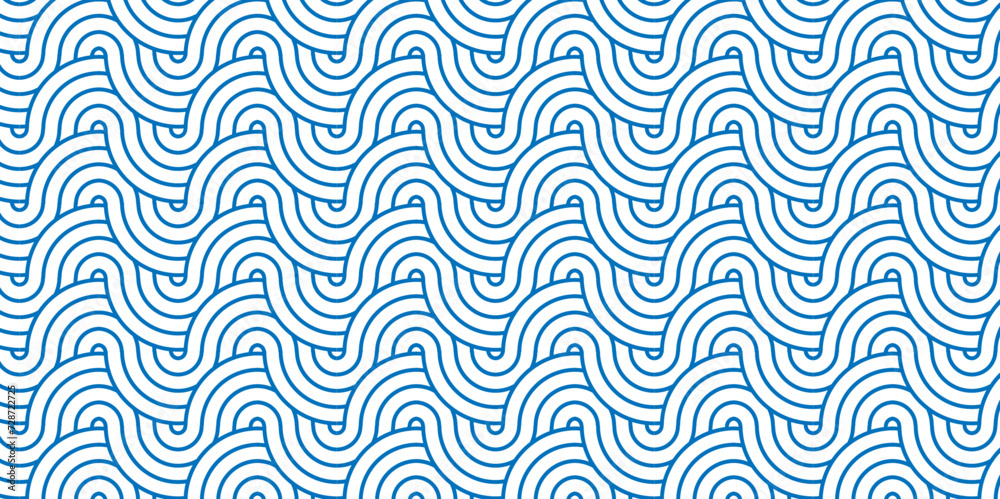 Modern diamond geometric waves spiral pattern and abstract circle wave lines. blue seamless tile stripe geomatics overlapping create retro square line backdrop pattern background. Overlapping Patter
Modern diamond geometric waves spiral pattern and abstract circle wave lines. blue seamless tile stripe geomatics overlapping create retro square line backdrop pattern background. Overlapping Patter