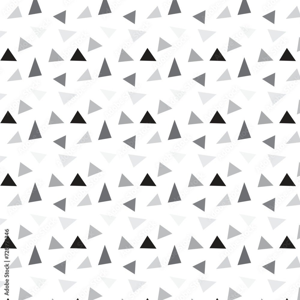 abstract seamless repeatable black grey triangle shape pattern. abstract seamless repeatable black grey triangle shape pattern.