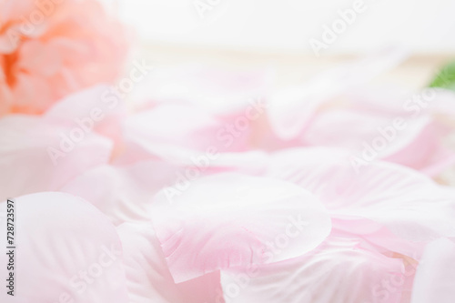 ピンク色のフラワーペタル