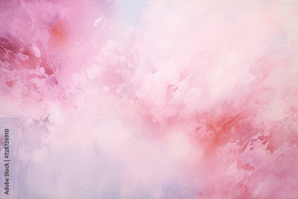 Obraz premium A vibrant painting featuring an interplay of pink and blue hues.