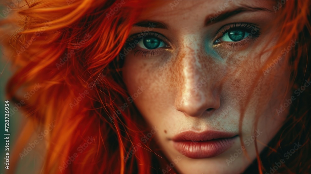 portrait of a girl that can be used for Red Hair Care and Styling Guide to enhance and emphasize natural red locks portrait of a girl that can be used for Red Hair Care and Styling Guide to enhance and emphasize natural red locks
