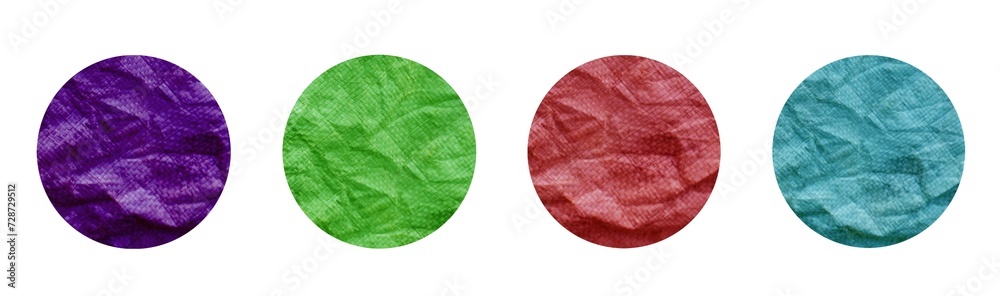 a set of colored circles isolated on white. a set of colored circles isolated on white.