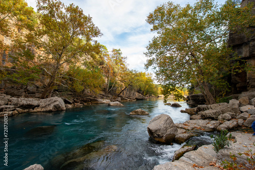 Antalya - Turkey. May 01, 2017. Koprulu Canyon, Manavgat, Antalya - Turkey.