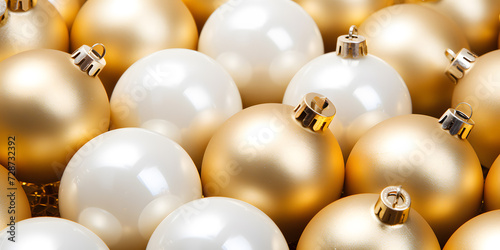 Golden Glow  Christmas Balls Gathered Together