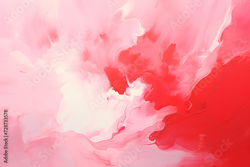  Red, Pink, White Splash Mix
