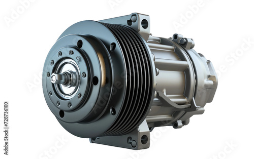 AC Electric Motor on Transparent Background, PNG, Generative Ai