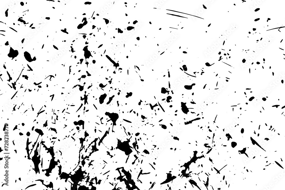 Fototapeta premium Rustic grunge vector texture with grain and stains. Abstract noise background. Weathered surface. Dirty and damaged. Detailed rough backdrop. Vector graphic illustration with transparent white. EPS10.