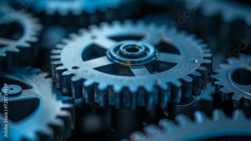 A close-up of gears and cogs, symbolizing the seamless machinery of innovation