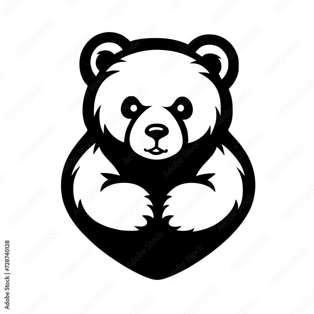 valentine clipart, cute love bear, cute bear, clipart, png, svg, jpg, eps, panda, bear, animal, cartoon, baby, illustration, vector, cute, fun, zoo, character, china, smile, mammal, bamboo, wildlife, 