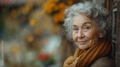 Portrait of a senior lady