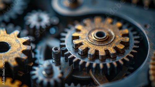 A close-up of gears and cogs, symbolizing the seamless machinery of innovation