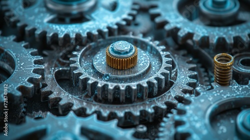 A close-up of gears and cogs, symbolizing the seamless machinery of innovation