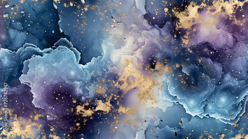 abstract cosmic background seamless pattern © Sagar
