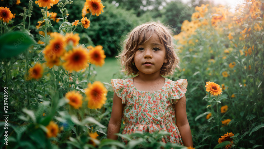 ultra detailed little girl in the garden ultra detailed little girl in the garden