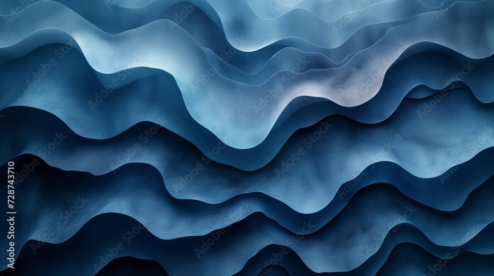 Abstract Wavy Pattern in Shades of Blue, A Calming Visual Experience. Abstract Wavy Pattern in Shades of Blue, A Calming Visual Experience.