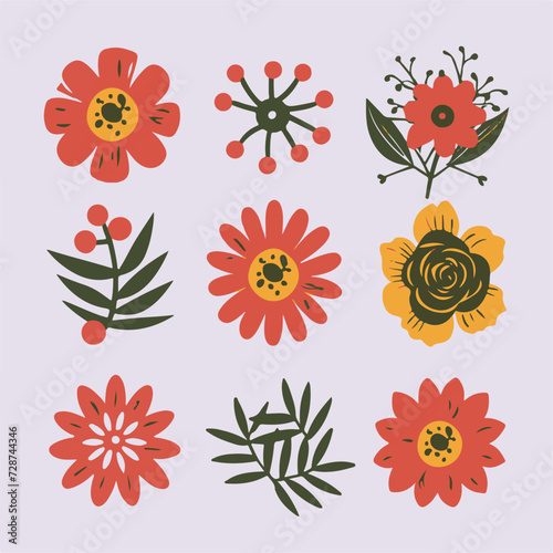 Blossom Bash: A Festive Gathering of Flowers and Branches