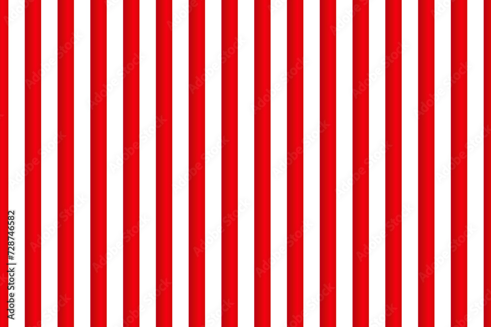 Naklejka premium Red and white stripe wallpaper vector background.