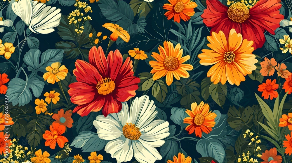 Intricate Floral seamless pattern Intricate Floral seamless pattern