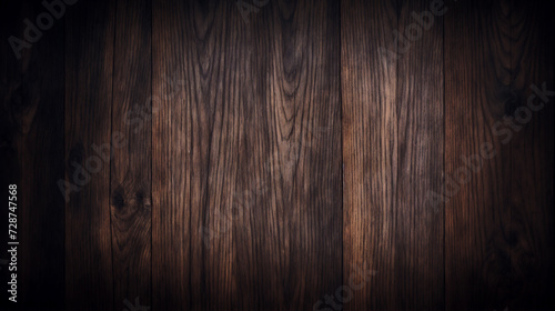 Wallpaper Mural Old wooden wall. Wood texture background. Hardwood, dark old wood background, brushed wood tinted with dark polish. Torontodigital.ca