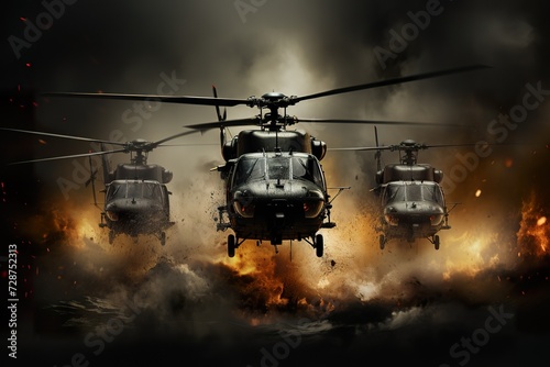 minimalistic design military war helicopters,