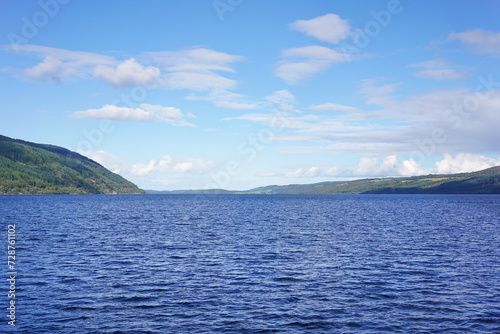 View over Loch Ness in the Scottish highlands  © 13threephotography