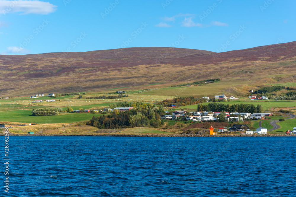 Small village on the coast of Atlantic ocean, Isle of Skye, Scotland