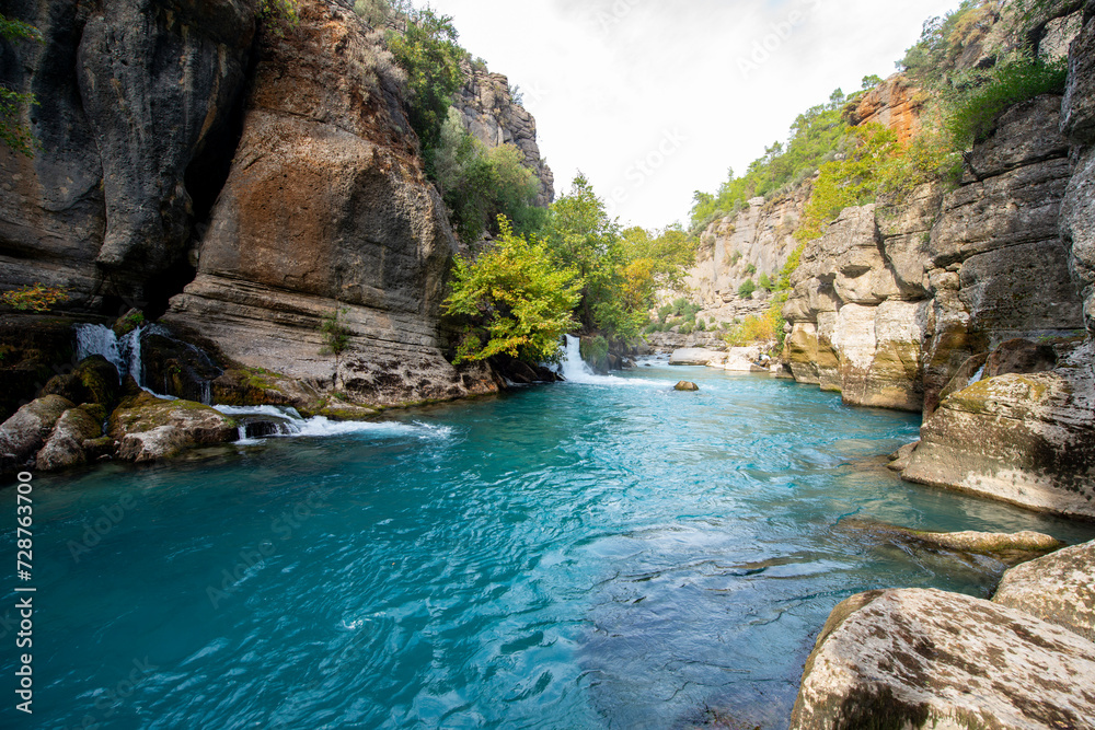 Naklejka premium Antalya - Turkey.. Koprulu Canyon, Manavgat, Antalya - Turkey.