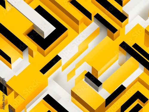 abstract pattern Yellow