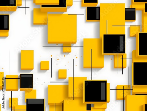 abstract pattern Yellow