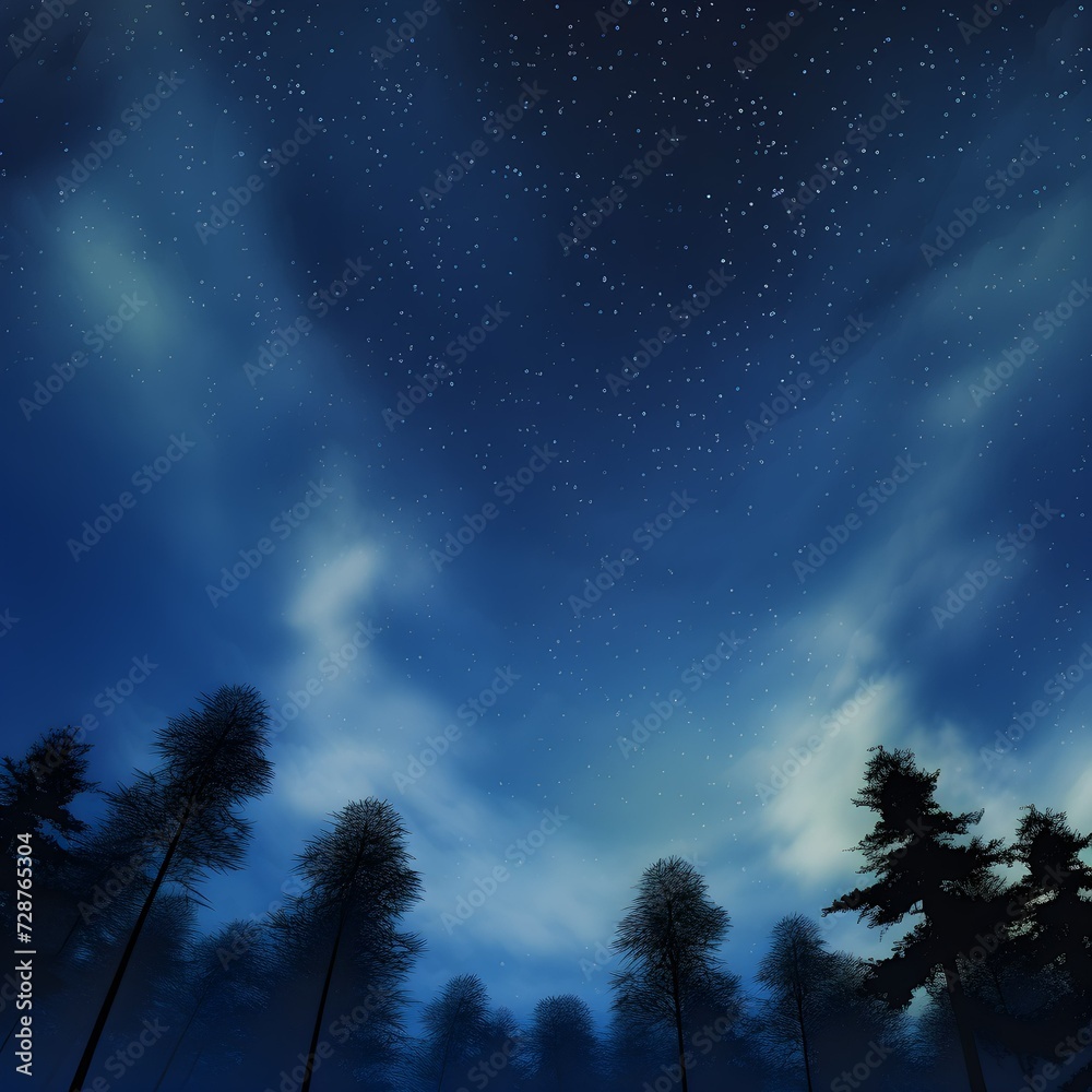 Fototapeta premium Night sky with stars