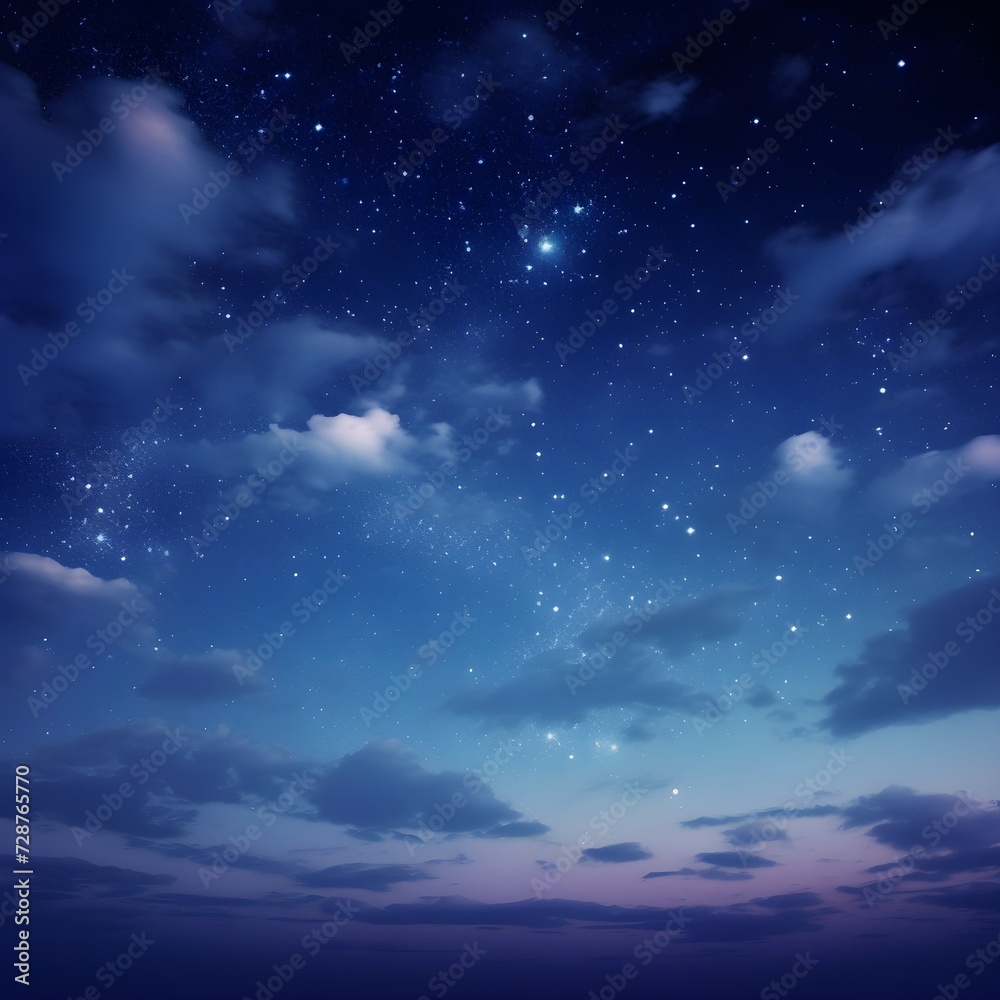night landscape with moon and stars night landscape with moon and stars