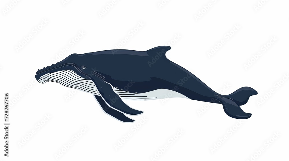 Obraz premium Blue whale.
