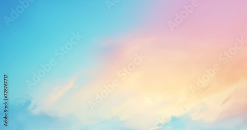 Pastel-colored sky with soft clouds, ideal for background or wallpaper.
