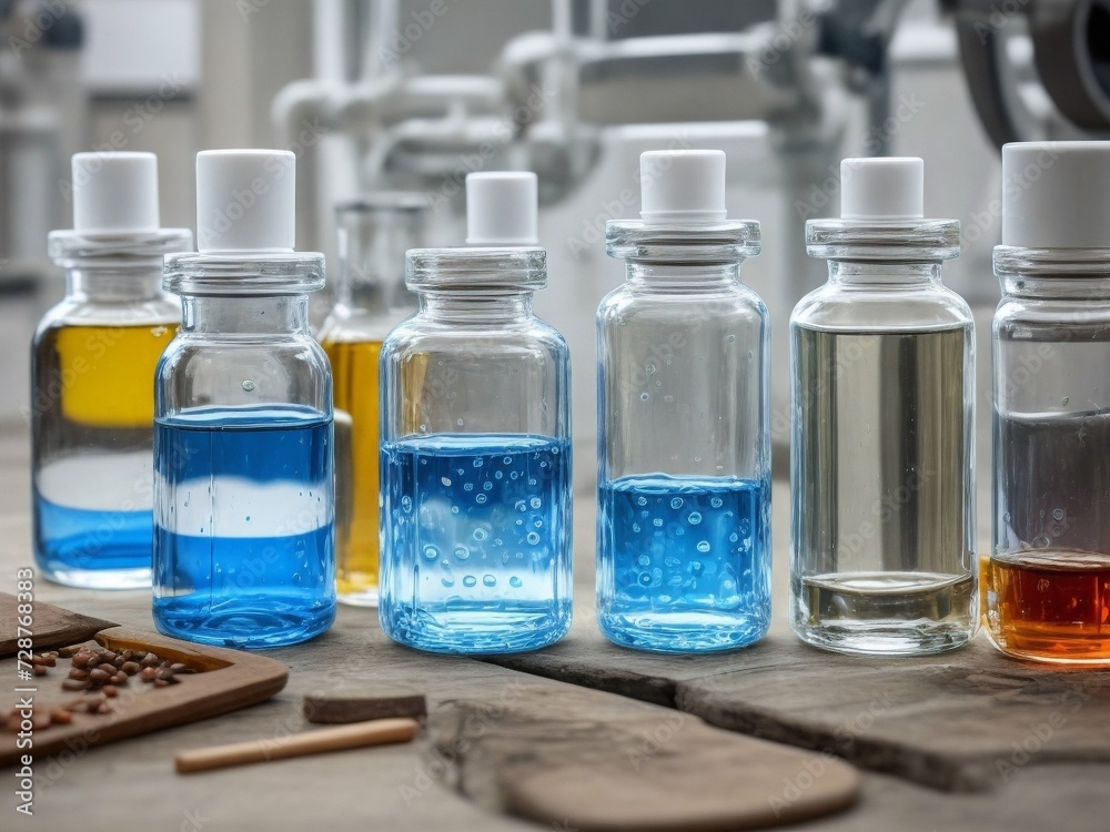 glass bottles with colored liquid glass bottles with colored liquid