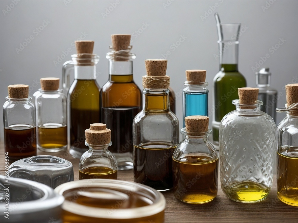 glass bottles with colored liquid glass bottles with colored liquid