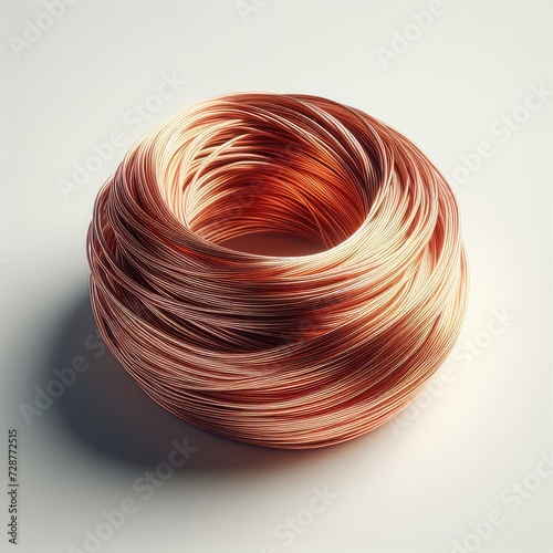 copper wire bundled alone 