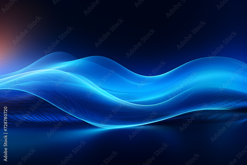 Abstract Beauty in Tech Waves Abstract Beauty in Tech Waves