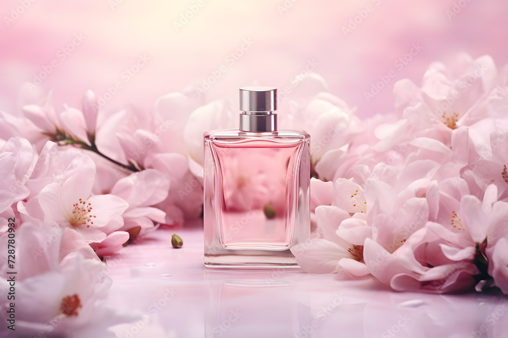 A set of cosmetics based on rose oil for face and body skin care A set of cosmetics based on rose oil for face and body skin care