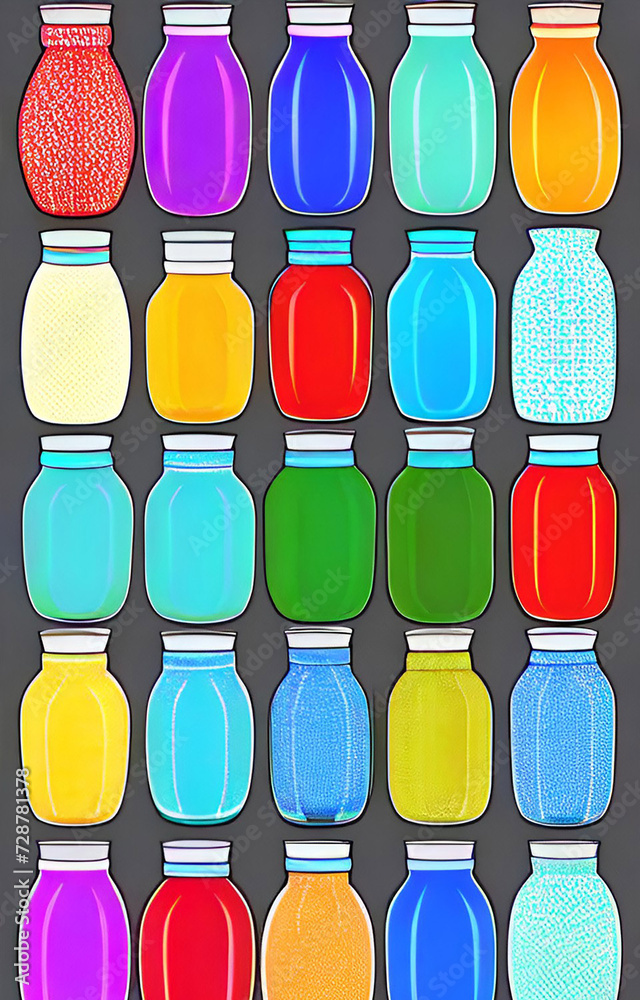 set of bottles set of bottles